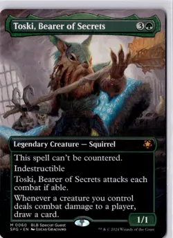 Toski, Bearer of Secrets (Borderless) Special Guests Regular NM M 0060 - Image 1