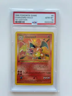 Charizard Pokemon 1999 Base Set PSA 10 english (proxy) - Image 1