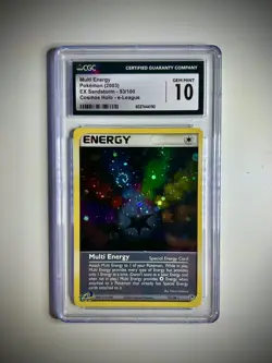 2003 Pokemon EX Sandstorm #93 Multi Energy Cosmos Holo e-League CGC 10 - Image 1