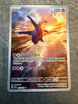 Latios 203/191 – Surging Sparks (Illustration Rare) – NM – 2024 Pokemon TCG - Image 1