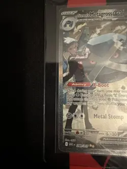 Steven's Metagross EX 289/217 SIR Illustration Pokemon Ascended Heroes Near Mint - Image 3