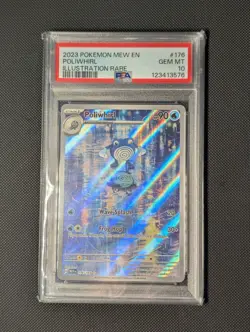 Poliwhirl Illustration Rare #176 PSA 10 GEM MT 2023 Pokemon MEW English - Image 1
