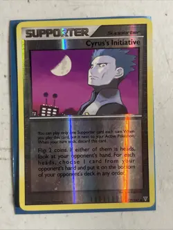 Cyrus's Initiative - 137/147 - Reverse Holo Pokemon TCG Supreme Victors - - Image 1