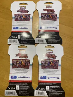 4 Factory Sealed Destined Rivals Sleeved Booster Pack Pokemon Scarlet & Violet - Image 2