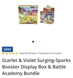 Pokemon TCG: Surging-Sparks Booster Display Box and Battle Academy Bundle Sealed - Image 4