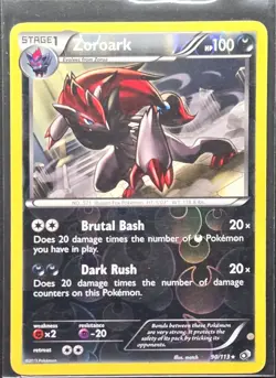 Zoroark 90/113 Legendary Treasures Reverse Holo Pokemon 2013 - Image 1