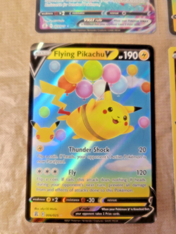 2021 Pokemon Celebrations 6 Lot Full Art Holo Rares! Flying/Surfing Pikachu LP+ - Image 5
