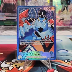 Jinbe Leader OP14-040 Alt Art Azure Sea's Seven English One Piece - Image 1