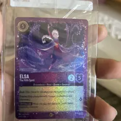 Disney Lorcana Elsa The Fifth Spirit 6/P3 Glitter Foil Sealed Promo - Image 1