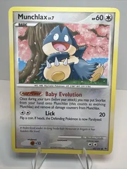 LP- Munchlax 68/100 Regular/Non-Holo Majestic Dawn AUTHENTIC Pokemon Card - Image 1