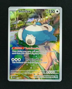 Pokemon TCG Snorlax 051 Scarlet Violet 151 Promo Card NM - Image 2