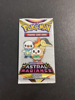 Astral Radiance Pokemon Cards Fun Pack - 3 Cards - Factory Sealed SWSH PTCG - Image 1