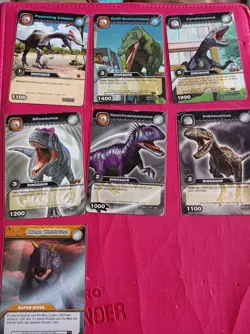Dinosaur King Trading Card Game Water And Wind Card Assortment - Image 1