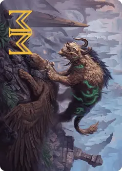 Axebane Ferox Art Card (Gold-Stamped Signature) [Murders at Karlov Manor Art Ser - Image 1