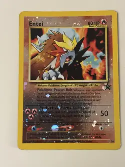Entei 34 Black Star Promo - Vintage Pokemon TCG: Promo - - Image 1