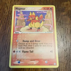 Pokemon magmar 44/109 Uncommon Card 2004 EX Team Rocket Returns - Image 1