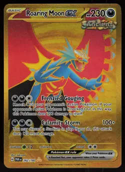 Roaring Moon ex 262/182 Hyper Rare Paradox Rift Pokemon - Image 1