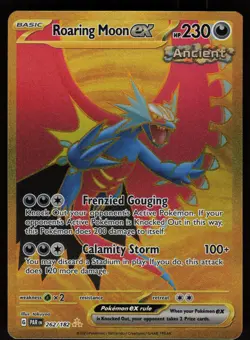 Roaring Moon ex 262/182 Hyper Rare Paradox Rift Pokemon - QTY - Image 1