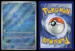 Phione 175/167 Illustration Rare Twilight Masquerade Pokemon - Image 3