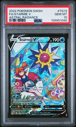 Starmie V TG13/TG30 Astral Radiance Pokemon PSA 10 *040 - Image 1
