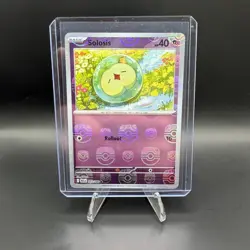 Solosis Master Ball Pattern Holo Black Bolt 037/086 Pokemon TCG - Image 1