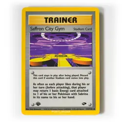 Pokemon - Saffron City Gym - 1st Edition - Non Holo - 122/132 - Gym Challenge - Image 1