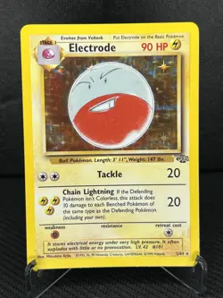 1999 Pokemon Jungle Electrode Holo Rare Card #2/64 LP - Image 1