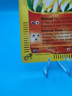 Ninetales 21/165 Expedition Base Set Holo Rare Pokemon Card - Image 4