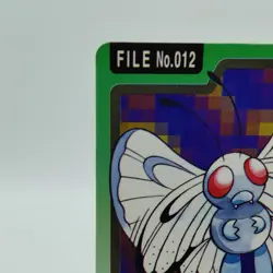 Pokemon Cards Bandai Carddass Butterfree File No.011 1997 VG Japanese i876 - Image 2