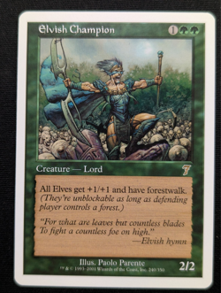 Elvish Champion - 7th Edition - NM - MTG - Magic the Gathering - Green -Creature - Image 1