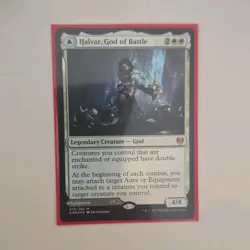 Magic: The Gathering Halvar, God of Battle Foil Mythic Kaldheim White - Image 1