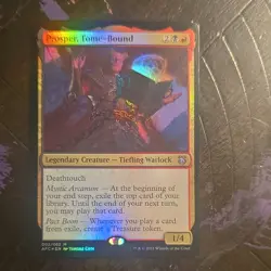 Prosper Tome-Bound Commander AFR Foil Red Black Mythic Creature Wizards English - Image 1