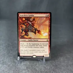 Searslicer Goblin Foundations # 0093 Regular Rare Red Creature MTG Near Mint - Image 1