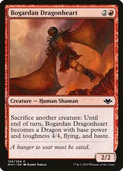 [MTG] Bogardan Dragonheart (120) (MH1) LP-HP - Image 1