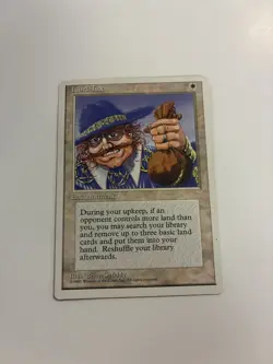 MTG {LAND TAX} Core Set 4th Edition Reg Rare Magic #34 LP Light Play - Image 1