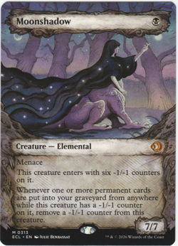 Moonshadow 0313 (Showcase) [Lorwyn Eclipsed] MTG - Image 1