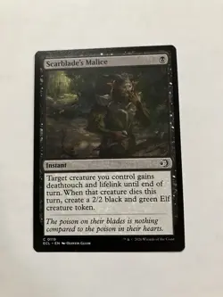 Scarblade's Malice (# 119) MTG Lorwyn Eclipsed - Regular - NM - Image 1