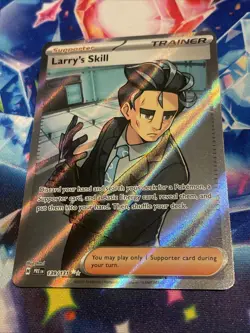 Pokemon TCG Larry’s Skill 139/131 Full Art Ultra Rare Prismatic Evolutions NM/M - Image 2