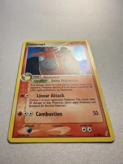 Pokemon TCG - Camerupt (3/100) EX Crystal Guardians - Holo Rare - MP/LP - Image 3
