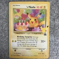 Pokemon: Celebrations 25th Anniversary - Birthday Pikachu - Image 3