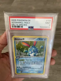 Ex Delta Species Azumarill 114/113 2005 Holo Pokemon PSA 9 - Image 3
