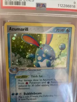 Ex Delta Species Azumarill 114/113 2005 Holo Pokemon PSA 9 - Image 4
