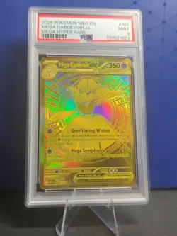 PSA 9 MINT Mega Gardevoir EX Mega Hyper Rare 2025 MEG Pokemon 187/132 - Image 1
