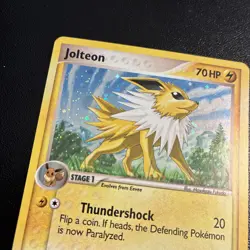 2006 Jolteon 3/17 POP Series 3 LP Holo Rare English Pokemon TCG - Image 3