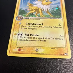 2006 Jolteon 3/17 POP Series 3 LP Holo Rare English Pokemon TCG - Image 4