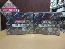 LOT OF (2) TWO YU GI OH MAZE OF MUERTOS 1ST EDT. BOOSTER BOXES - Image 1