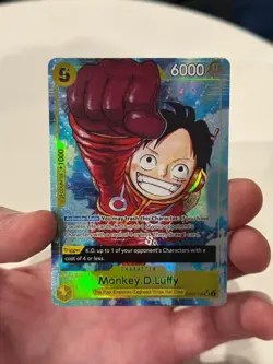 One Piece Monkey D.Luffy OP07-109 Alt Art Parallel NM - Image 1