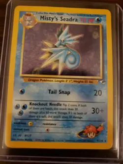 Misty's Seadra - Gym Heroes - #9 WotC - LP/MP - Pokemon Trading Card Game - Image 1