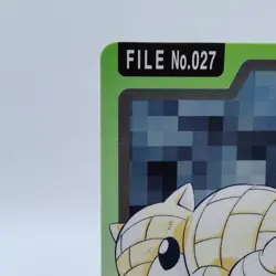 Pokemon Cards Bandai Carddass Sandshrew File No.027 1997 EX Japanese i885 - Image 2