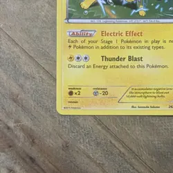 Jolteon 26/98 Holo Rare XY Ancient Origins Pokemon Card - Image 3